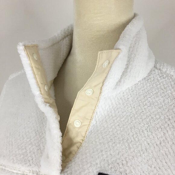 PATAGONIA White Fleece Textured Polartec Thermal Pro Breathable Active Pullover - Picture 8 of 12